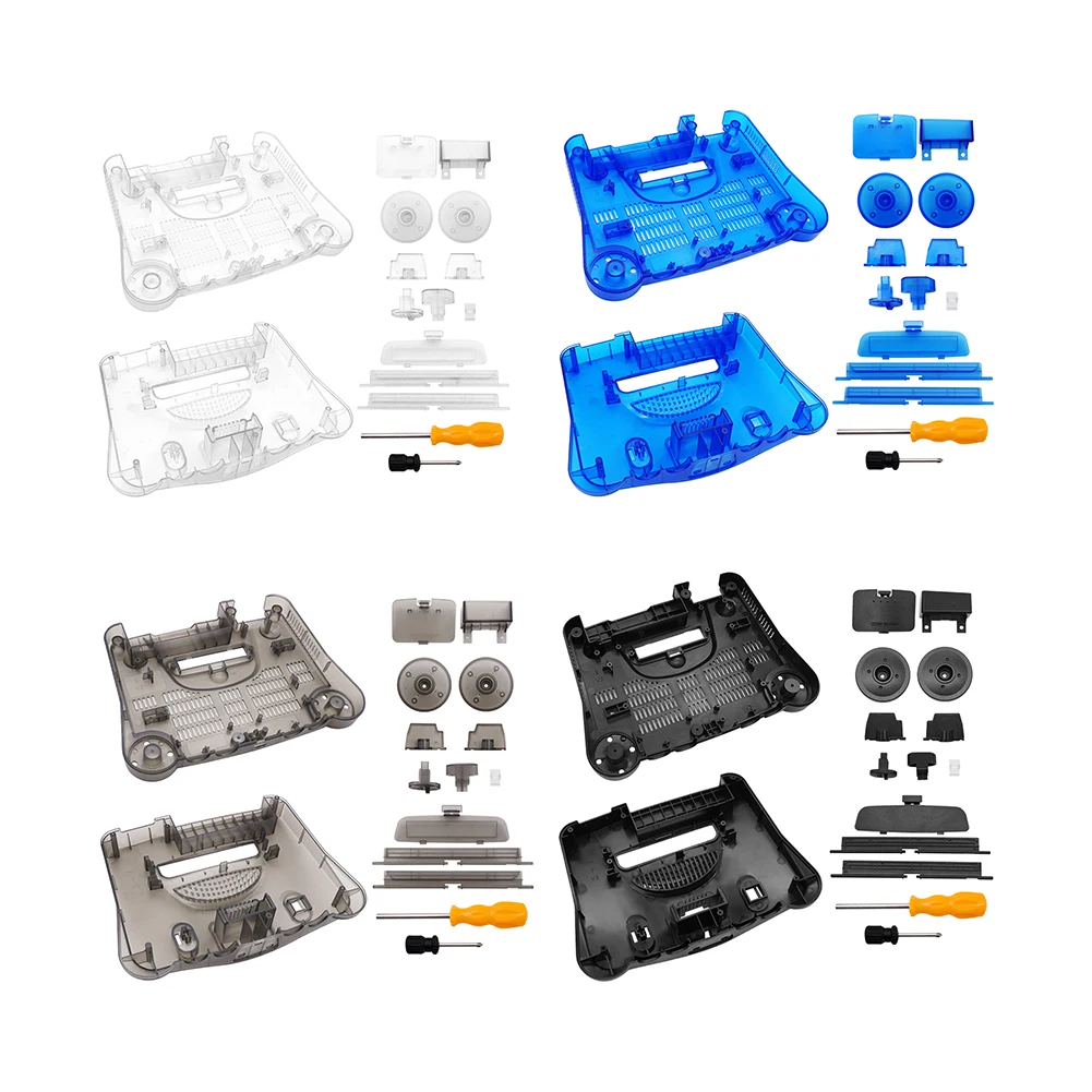 

Сменный Чехол в стиле ретро для игровой консоли, полупрозрачный чехол для игровых аксессуаров Nintendo N64