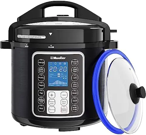 

UltraPot 10-in-1 Pressure Cooker 6 Quart with 8 Safety Features, Rice Cooker, Slow Cooker, Saute, Yogurt Maker, Custom & Pre Bob