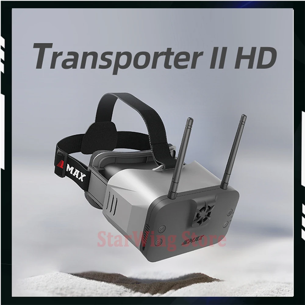 EMAX Transporter II 2 HD FPV очки 720 × 1080 4 45 дюйма экранная антенна HDZero для RC Racing Drone Quadcopter