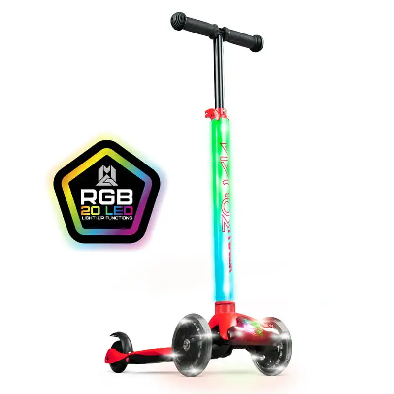 

Zipper 3 Wheeled Lumen LED Light-up Scooter - Adjustable Height 3 Years Plus