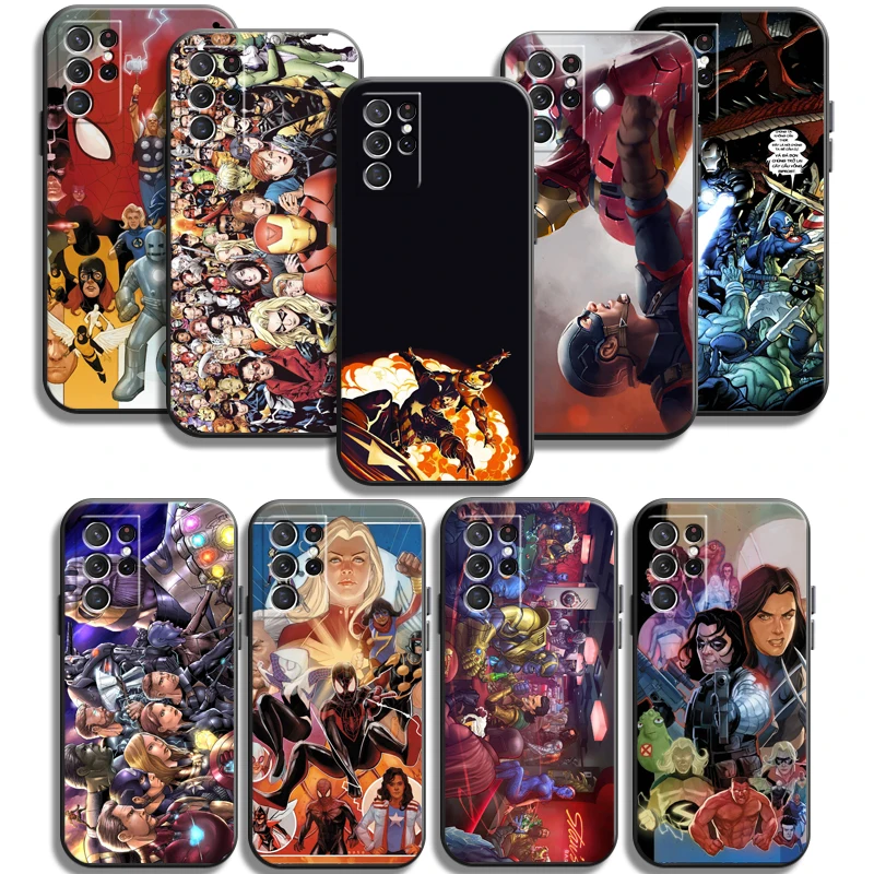 

Marvel Spiderman Phone Cases For Samsung Galaxy A31 A32 A51 A71 A52 A72 4G 5G A11 A21S A20 A22 4G Carcasa Coque Funda