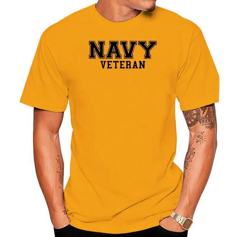 

2022 New Fashion Cotton T-shirt NAVY Veteran BLACK logo Short Sleeve T-Shirt Casual Tee Shirt