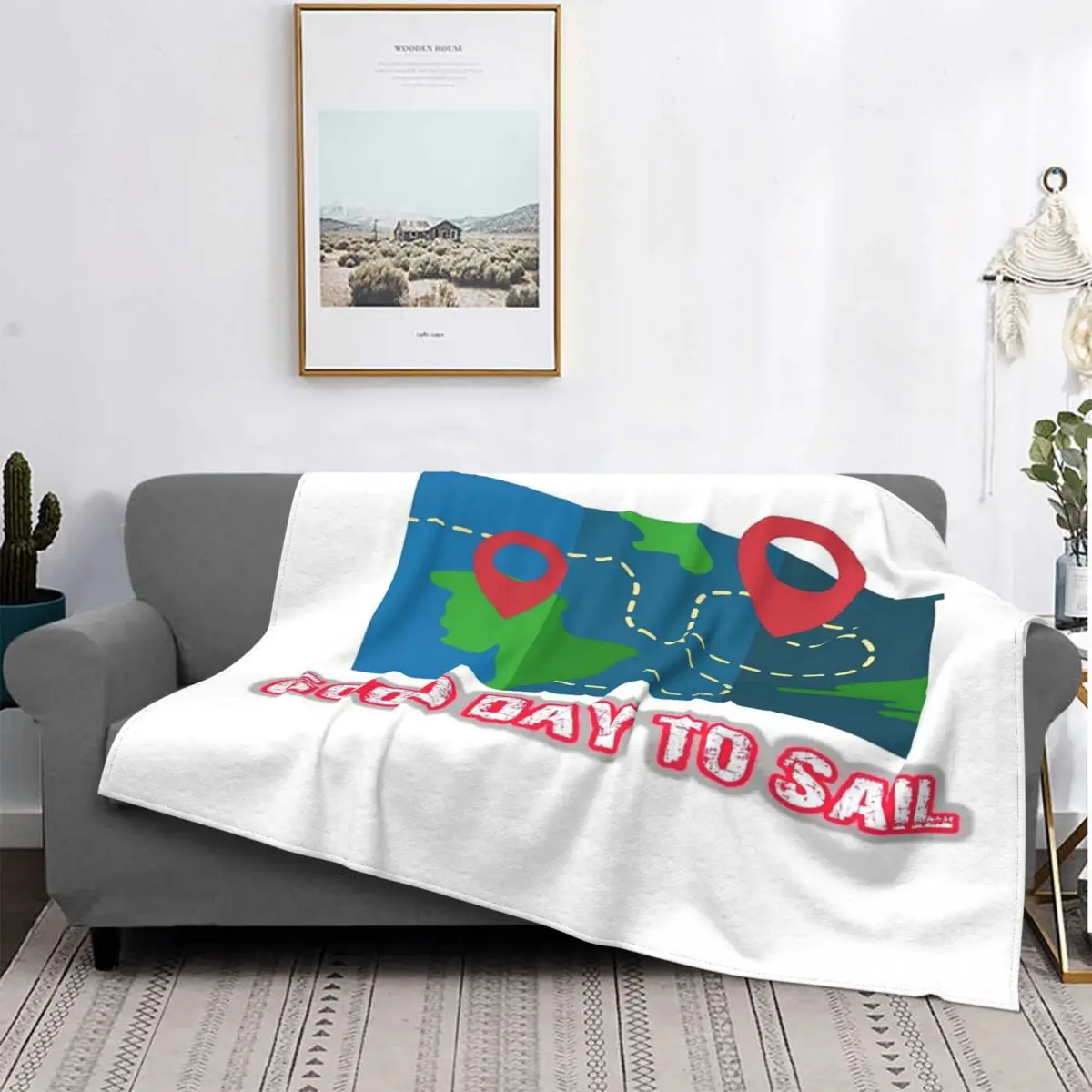Buen día para navegar, ver manta Gps, colcha, cama, sofá a cuadros, manta de muselina, manta para tiro y Manta
