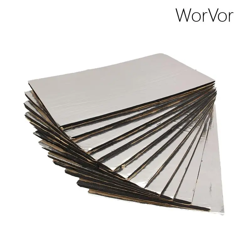 

12 шт., бесшумная шумоизоляция автомобильных капотов, 10 мм