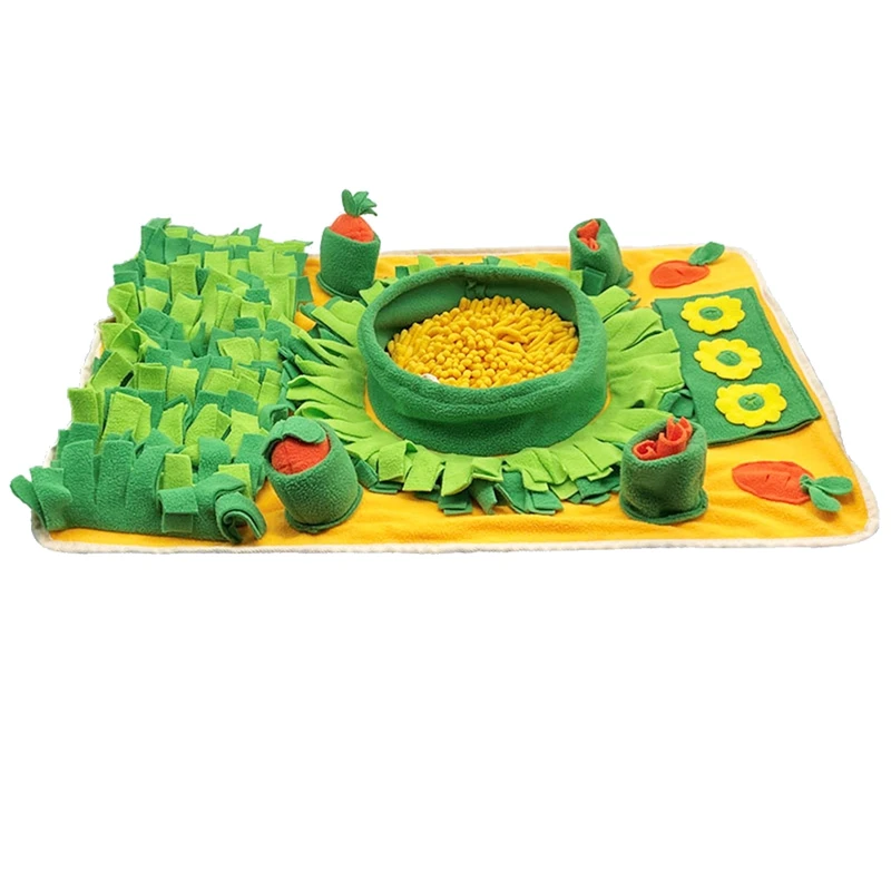 

Детская игрушка-пазл для собак, игрушки для питомцев, ковер и интерактивные шарики для кормления носом