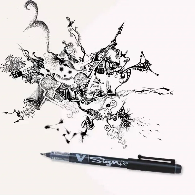 3 Pcs/Lot PILOT SW-VSP Sign Pen 0.6MM office and school signature gel pen Stationery | Канцтовары для офиса и дома