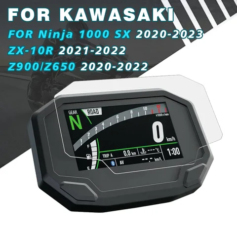 Защитная пленка от царапин для мотоцикла, защитный экран для приборной панели для Kawasaki Ninja 1000 SX 650 ZX-10R Z900 Z650 ZH2 2022