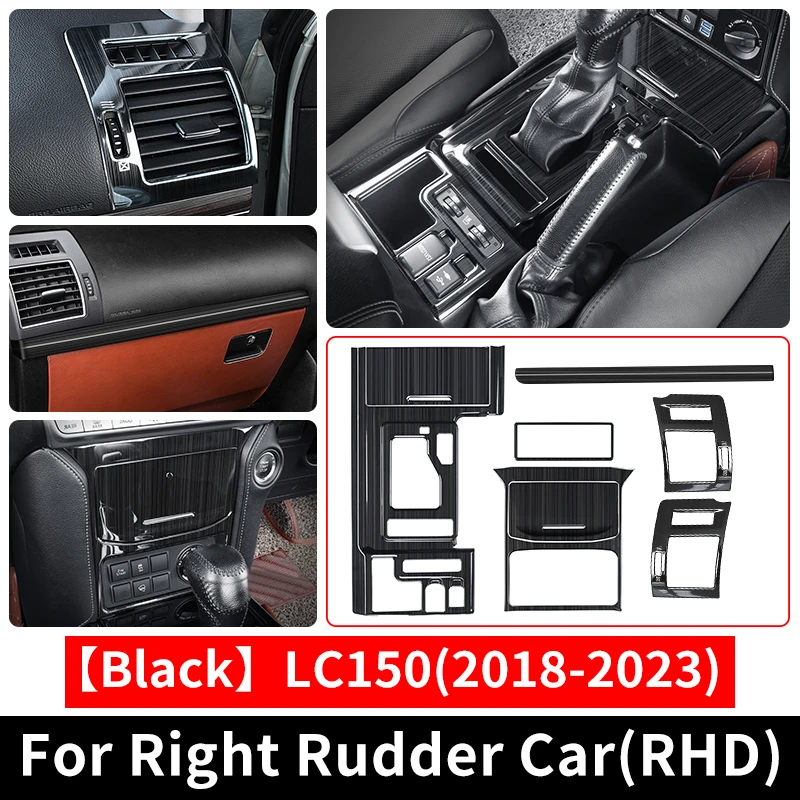 Для 2010-2023 2022 Правый руль автомобиля тойота ленд крузер прадо 150 Декоративная крышка для вентиляционного отверстия Lc150 J150 Аксессуары для интерьера For Toyota Land Cruiser Prado 150 2021 2020 2019 2018 2017