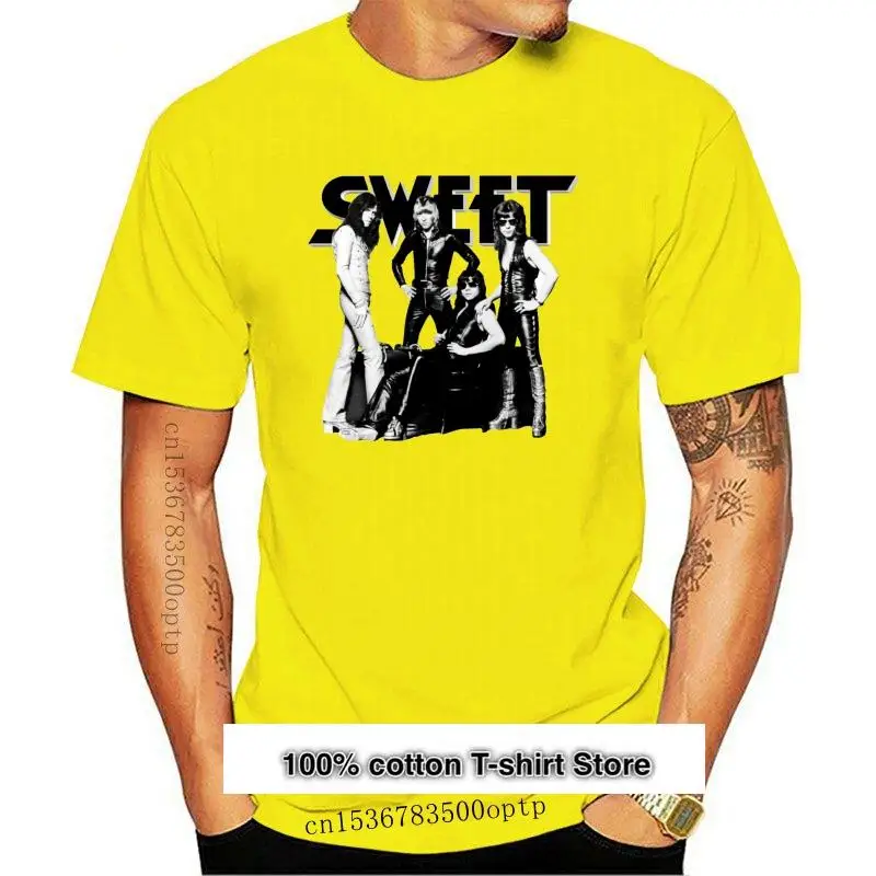 

Camiseta de The Sweet band, camisa de música de los 70s, banda de rock