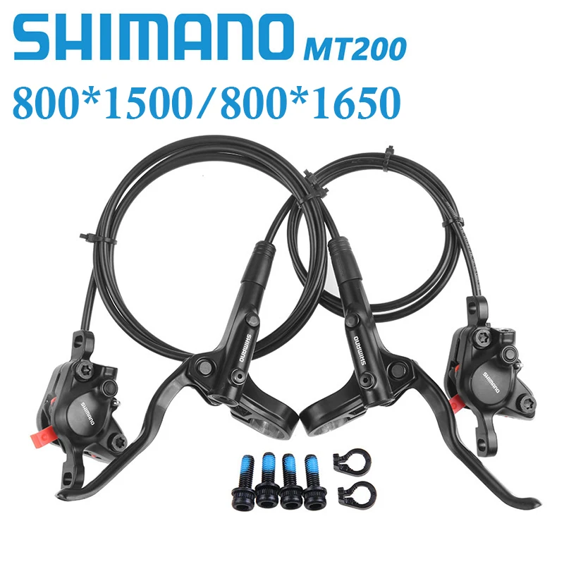 

Shimano MT200, гидравлический дисковый тормоз 800 мм, передний 1500 мм, 1650 мм, задний комплект велосипедных тормозов, детали для горного велосипеда