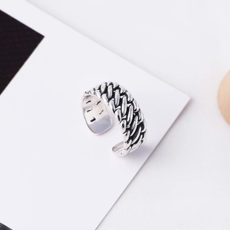 

Кольцо женское из серебра 925 пробы, в японском и корейском стиле