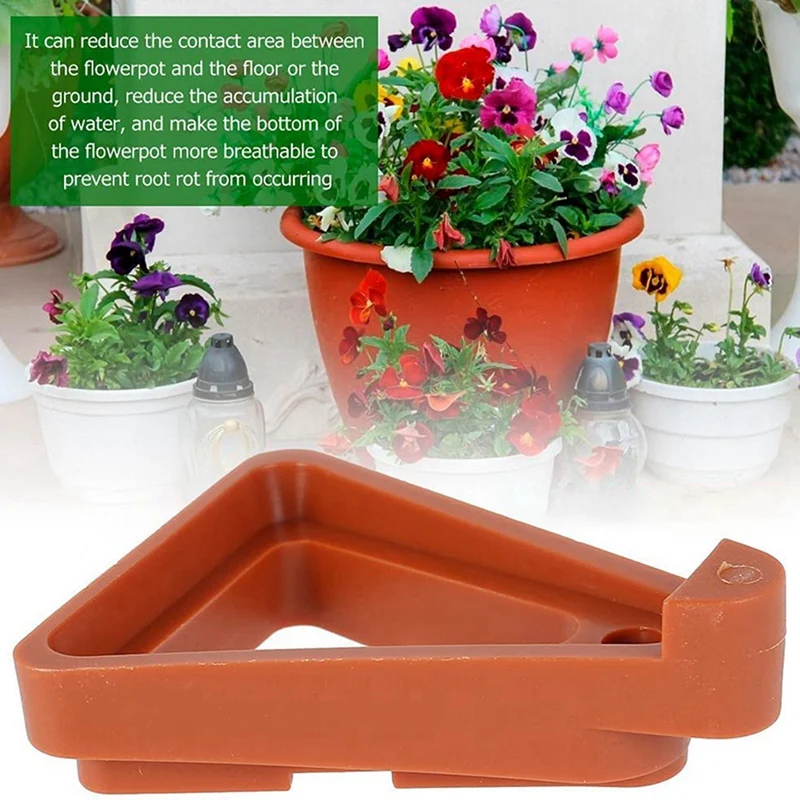 

Цветочный/растительный горшок для ног, 72 шт., невидимый цветочный горшок, подъемник ног, подходящая часть