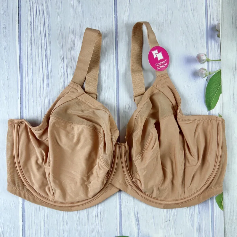 Фото Plus Size Lingerie Large Cup Size Underwire Molded Cup Bras Lingerie Women Thin Style H I J K L M N O 32 34 36 38 40 42 44 46 №3
