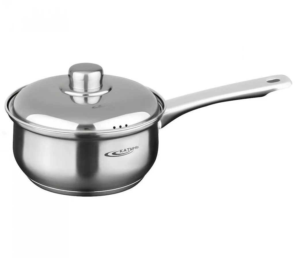 Ковш 1 8л Гретта-МК с мет.крышкой d-16мм индукц. дно |