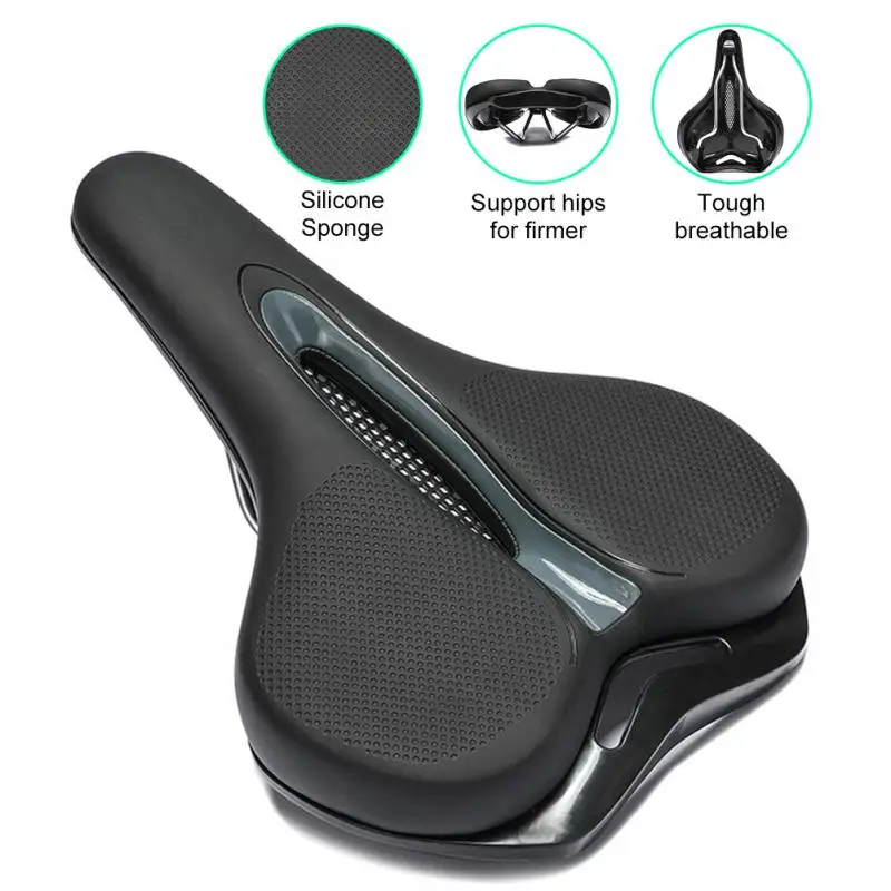 

Bicycle Seat Comfortable MTB Mountain Road Bike Seat Saddle Seat Sporty Black Bike Seat Sillin Bicicleta Седло Для Велосипеда