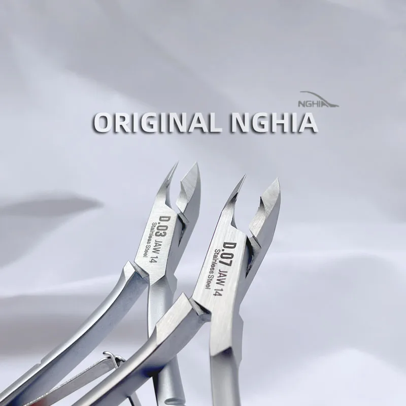 Оригинальные щипцы NGHIA D03D07 базовый триммер для ухода за ногтями ножницы 14 мм