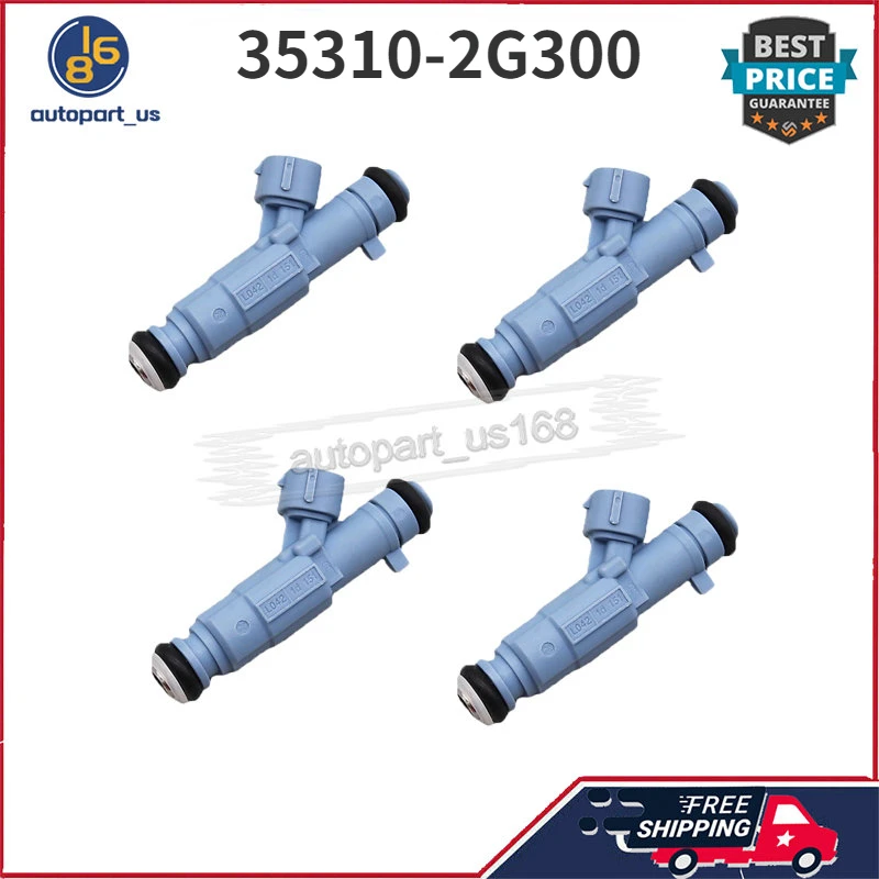 

Топливные форсунки 35310-2G300 для Kia Rondo, Kia Optima, Kia Forte, Kia Sportage, Hyundai Santa Fe, Hyundai, Tucson, Hyundai, Sonata, 4 шт.