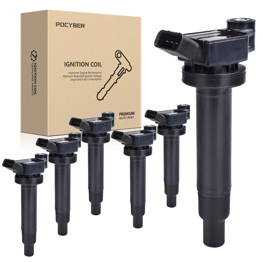 

Compatible with Toyota/ Lexus Engine 3.0L V6 Engine OEM 9091902234 C1175 UF267 6731301 Ignition Coil Pack of 6