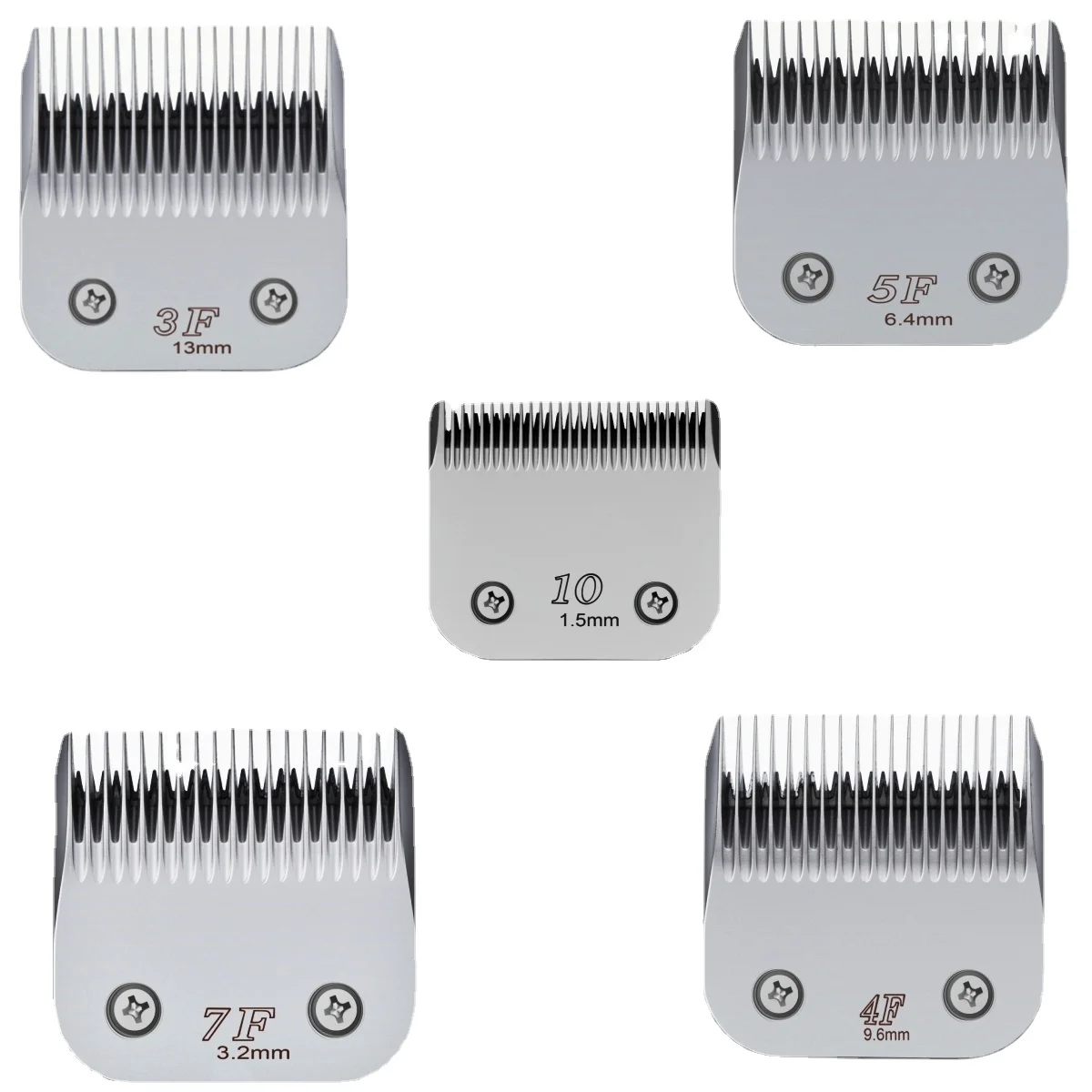 

Dog Grooming Clipper Replacement Blades Compatible with Andis/Wahl / Oster Dog Clippers,Detachable Stainless Steel Blade