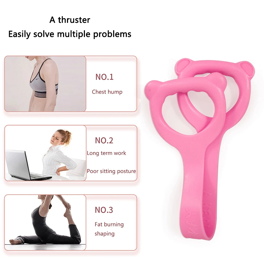 

Fitness 8 Word Tensioner Stretch Belt Home Training Device Elastic resistance Bands Exercise Fitness Equipment Elastique Fitness