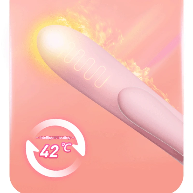 Вибратор JISSBON в виде кролика женский клитор 8 режимов вибрации двойная головка