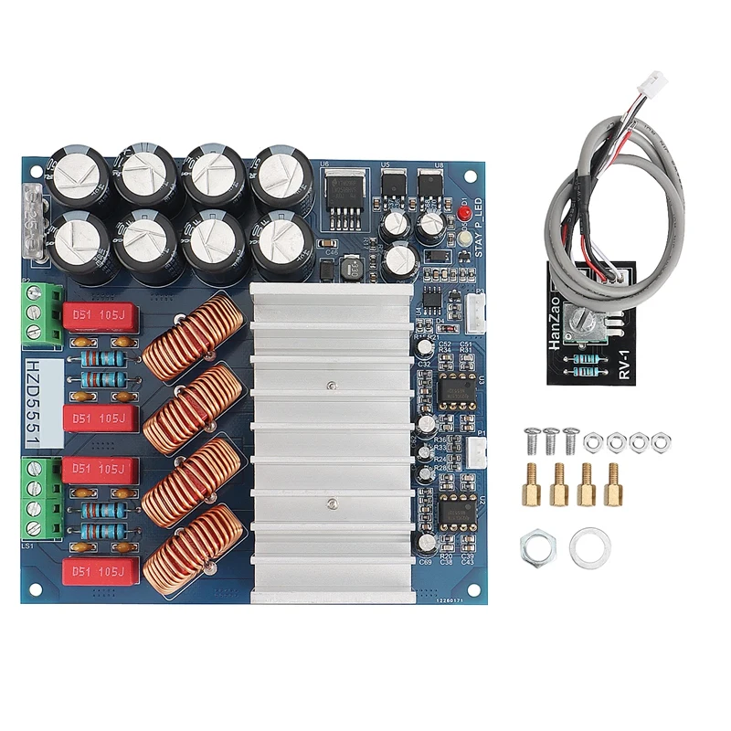 

HFES Digital Power Amplifier Board TPA3251 Dual-Channel 175W+175W Class D Audio Amplificador