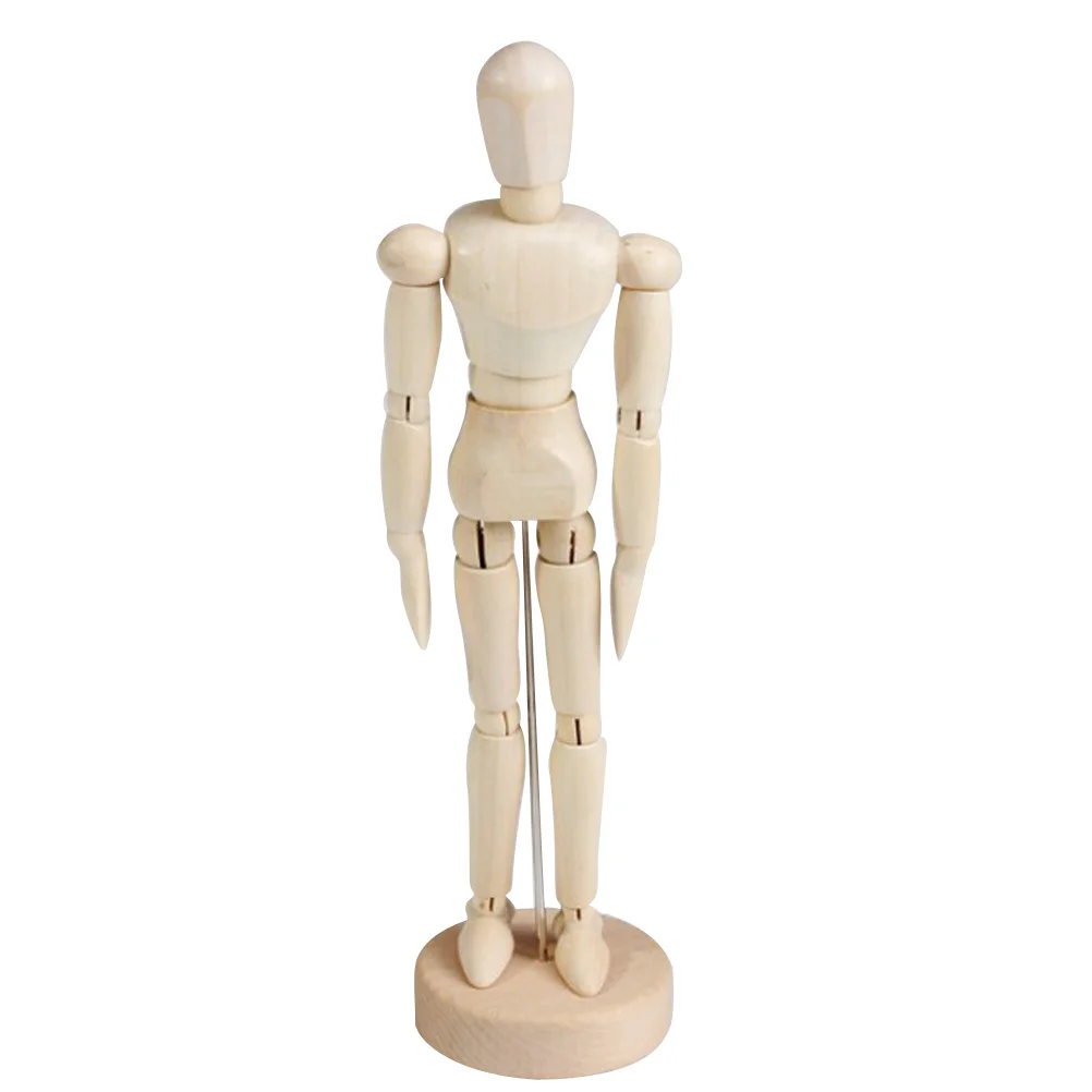 

Wooden Figure Model Human Mannequin Manikins for Artists sketch charcoal Home Office Desk Decoration children toys gift Puzzles