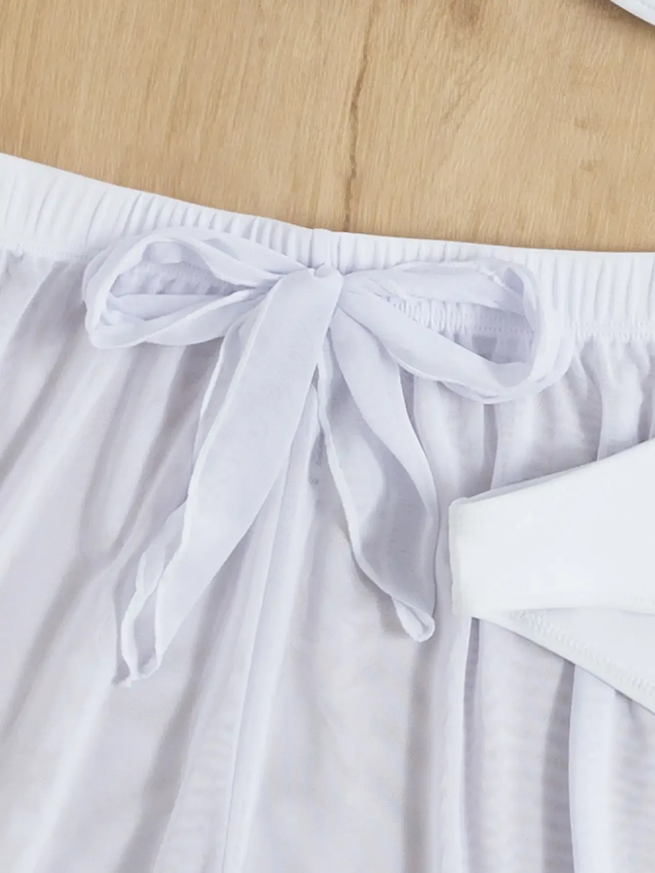 Бикини из 3 предметов с кольцами 2024 женские шорты накидкой купальник женский