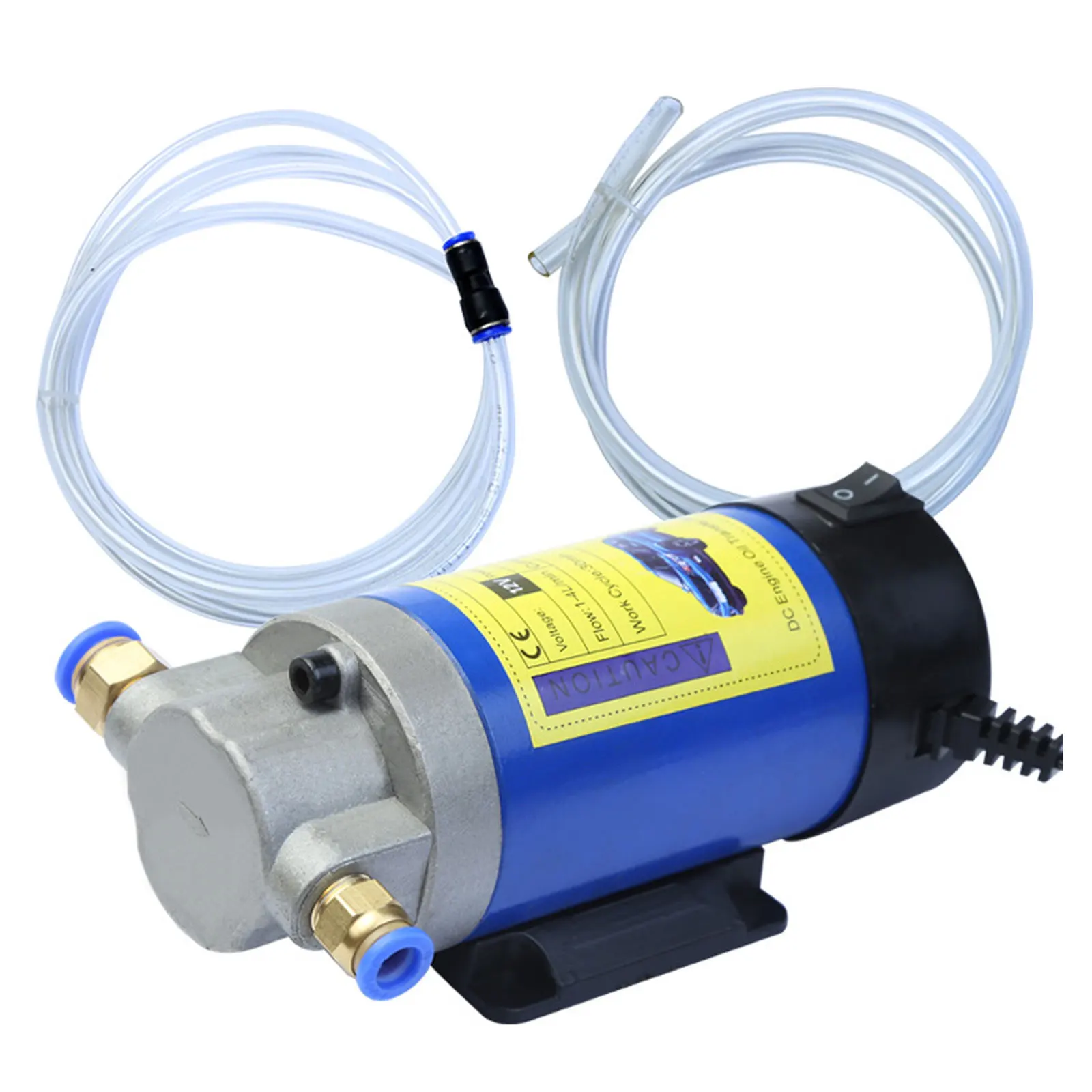 

12V Fluorescent Oil Pump Electric Suction Transfer Pump with Tubular Motor 100W 4L for Car Boat Motorcycle