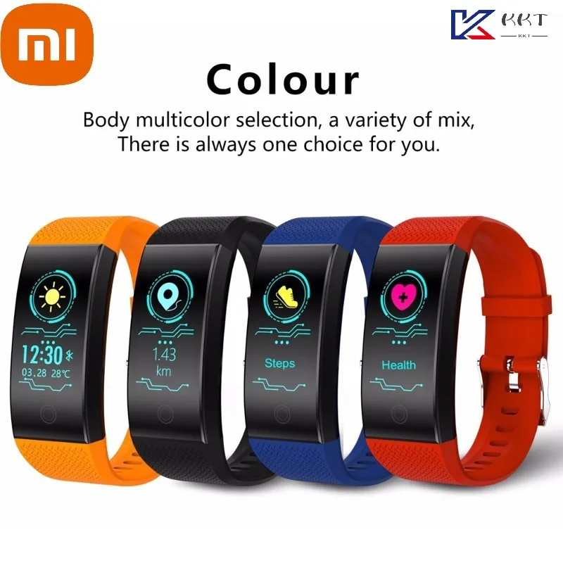 

XIAOMI QW18 Smart Bracelet Heart Rate Monitor IP68 Waterproof Color Screen Fitness Tracker Band Watch Outdoor Sports Wristband