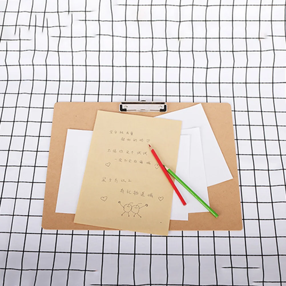 

Clipboard Folder File Document Office Holder Wood Horizontal Organizer Envelope Profile Hardboard Paper Writing A3 Clip Board