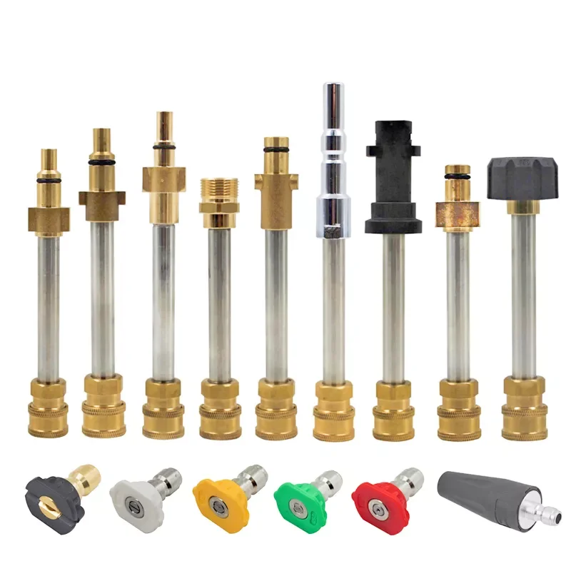

1/4" With Nozzle Adaptors For Pressure Car Washer Gun
