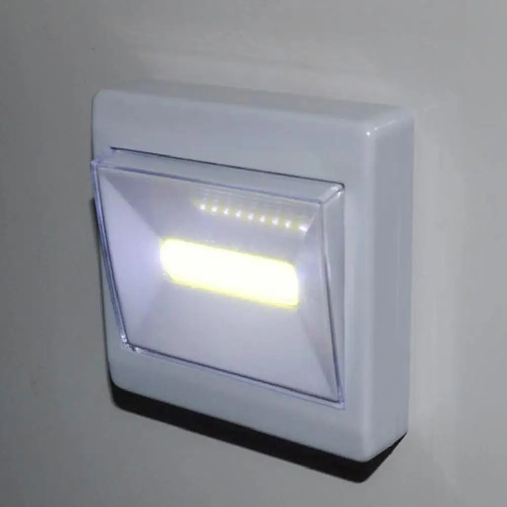 

Square COB Switch Light Night Light Bright LED Push Light Shed Light Battery Light Powered Cupboard On Stick Night Night Ki A7N5