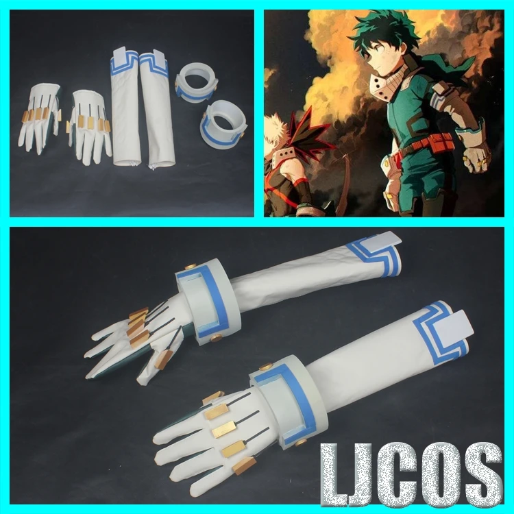 Аниме My Hero Academy Midoriya Izuku Deku Bakugou Katsuki перчатки для косплея Хэллоуин карнавал