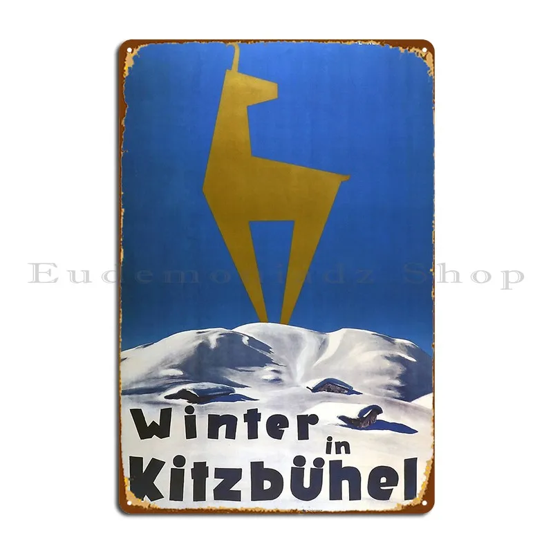 Австрия тирол зима в китайском стиле % C3 бэчел металлическая табличка с печатью