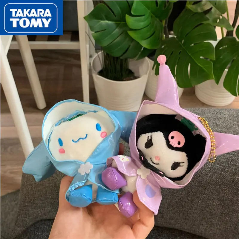 

Симпатичная плюшевая кукла-брелок TAKARA TOMY с героями мультфильмов Hello Kitty, украшение для пары, подвеска в сумку