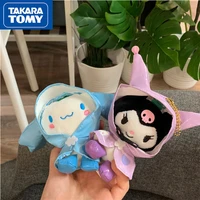 takara tomy cartoon cute hello kitty plush doll doll keychain ornament couple bag pendant