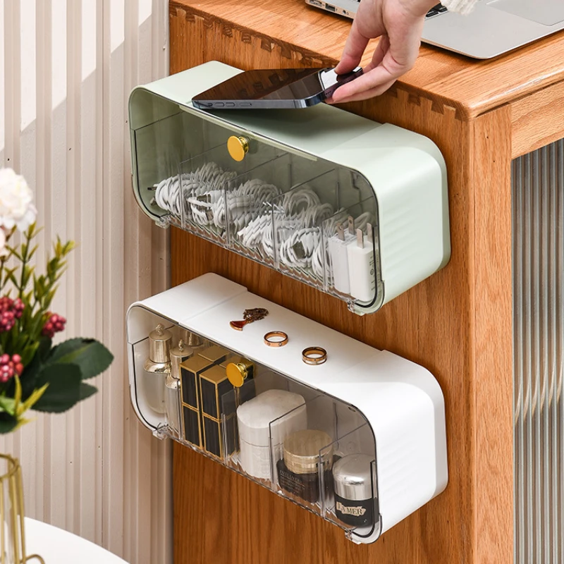 

Underwear Storage Box Box Wall-Mounted Hanging Compartment Organizer Drawer For Lingerie Socks Ties Data Cable And Spices
