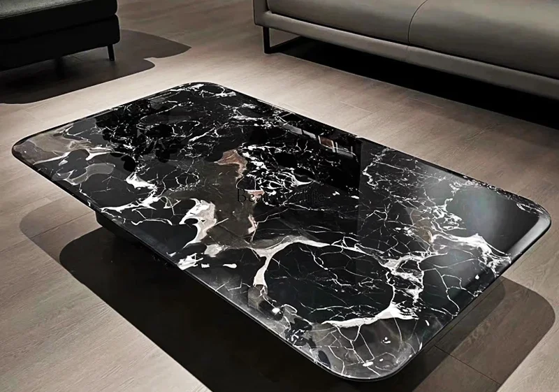 Легкий роскошный натуральный мрамор черная роза высококачественный