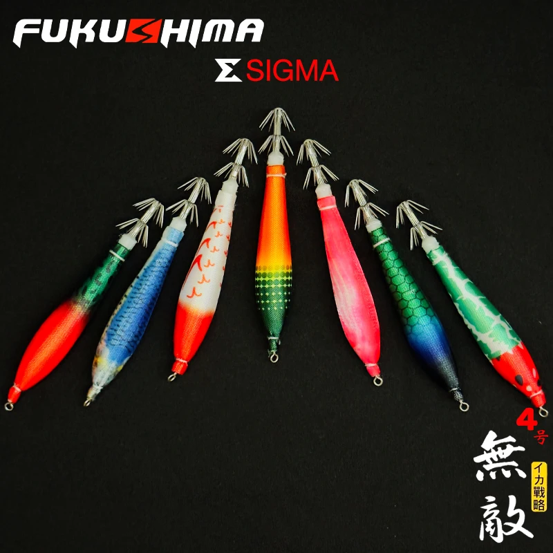 Фото FUKUSHIMA SIGMA SQUID JIG GLOW BODY ДВОЙНЫЕ КРЮЧКИ OPPAI SUTTE NUNOMAKI МЯГКИЕ КОДЫ ATTRACTS SQUID BAIT SHRIMP ФОРМА №3