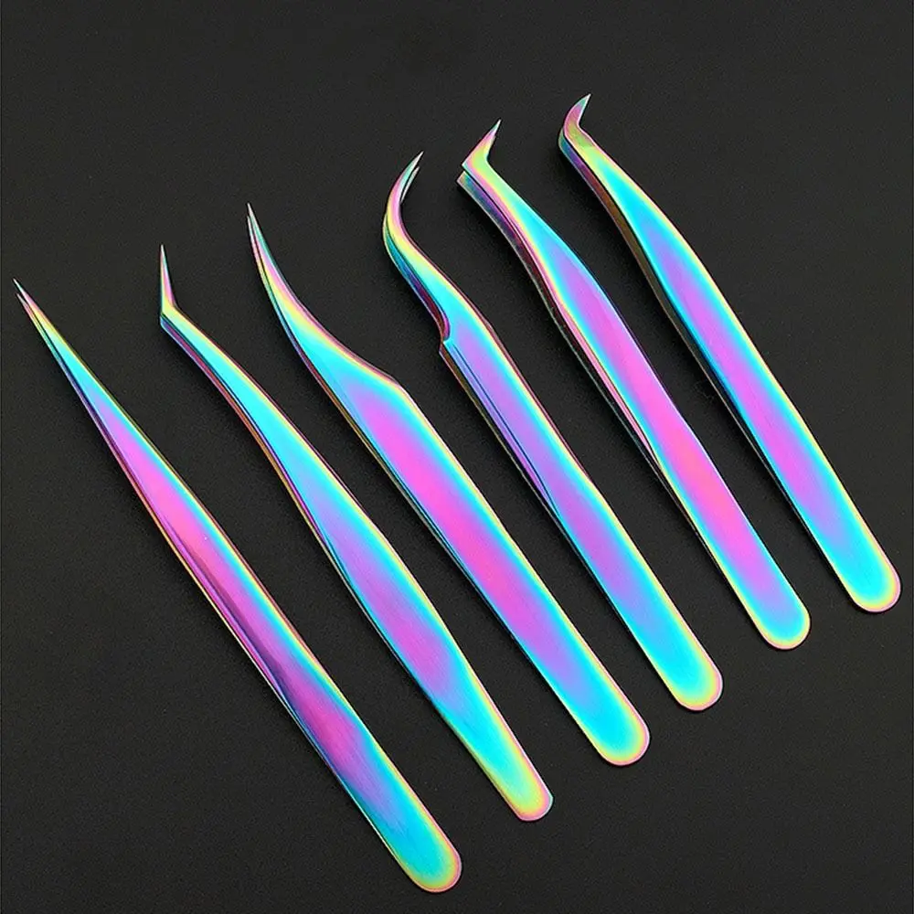 Профессиональные корейские пинцеты для ресниц прочный зажим волос бровей