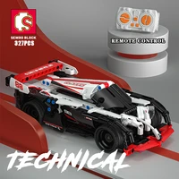 sembo block technical rc sports car app programming building kits blocks bricks supercar vehicle gifts toys kids 327pcs