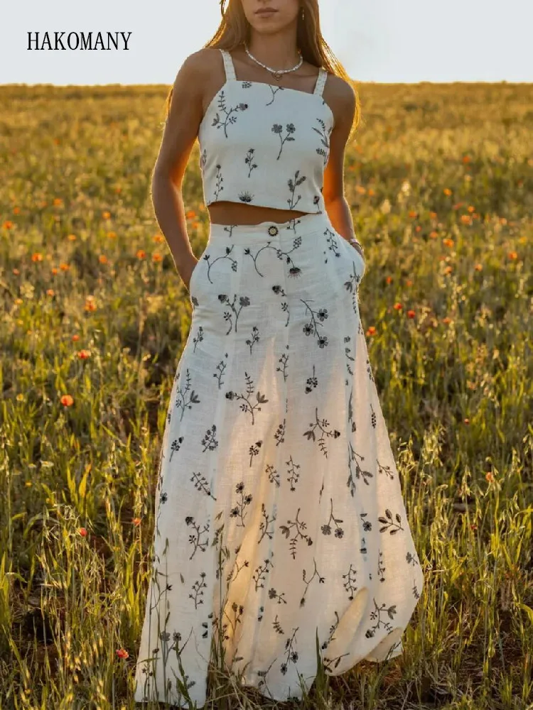 

2023 сексуальные женские свободные фотообои для отпуска 2 шт. 1 комплект Бохо с бантом на спине с открытой спиной вышивкой цветочный топ на бретельках кроп-топ