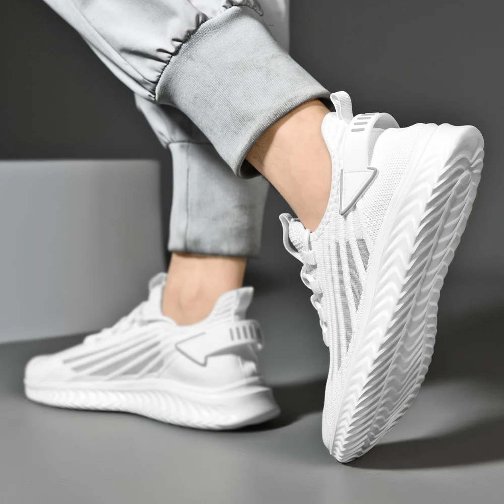 SALUDAS Fashion Men Sneakers Non Slip Shoes Sport Running Athletic Tennis Walking Shoes Breathable Lightweight Casual Sneakers