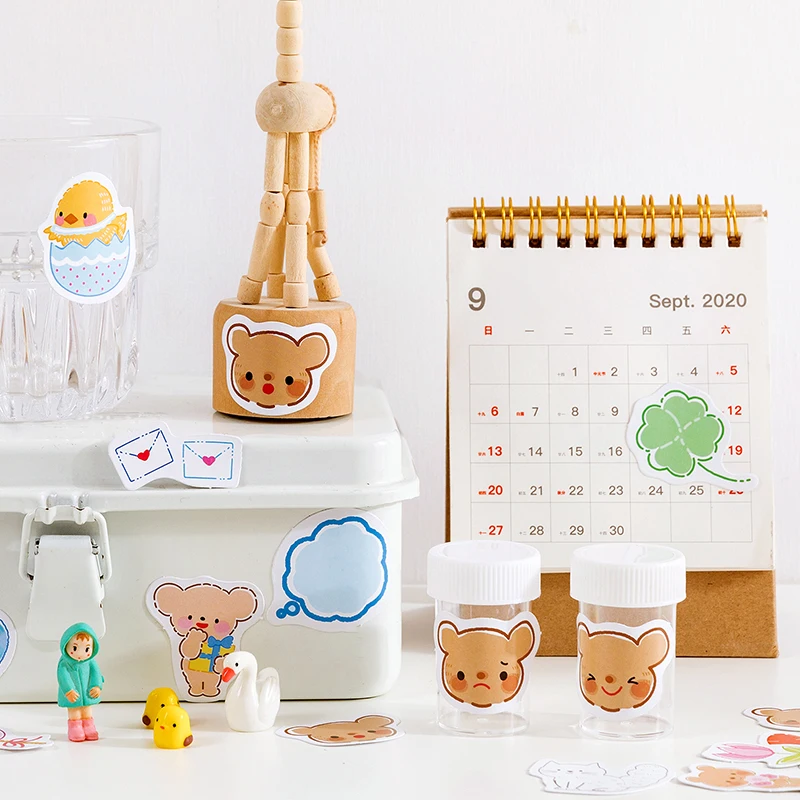 

45 шт., милые наклейки для скрапбукинга