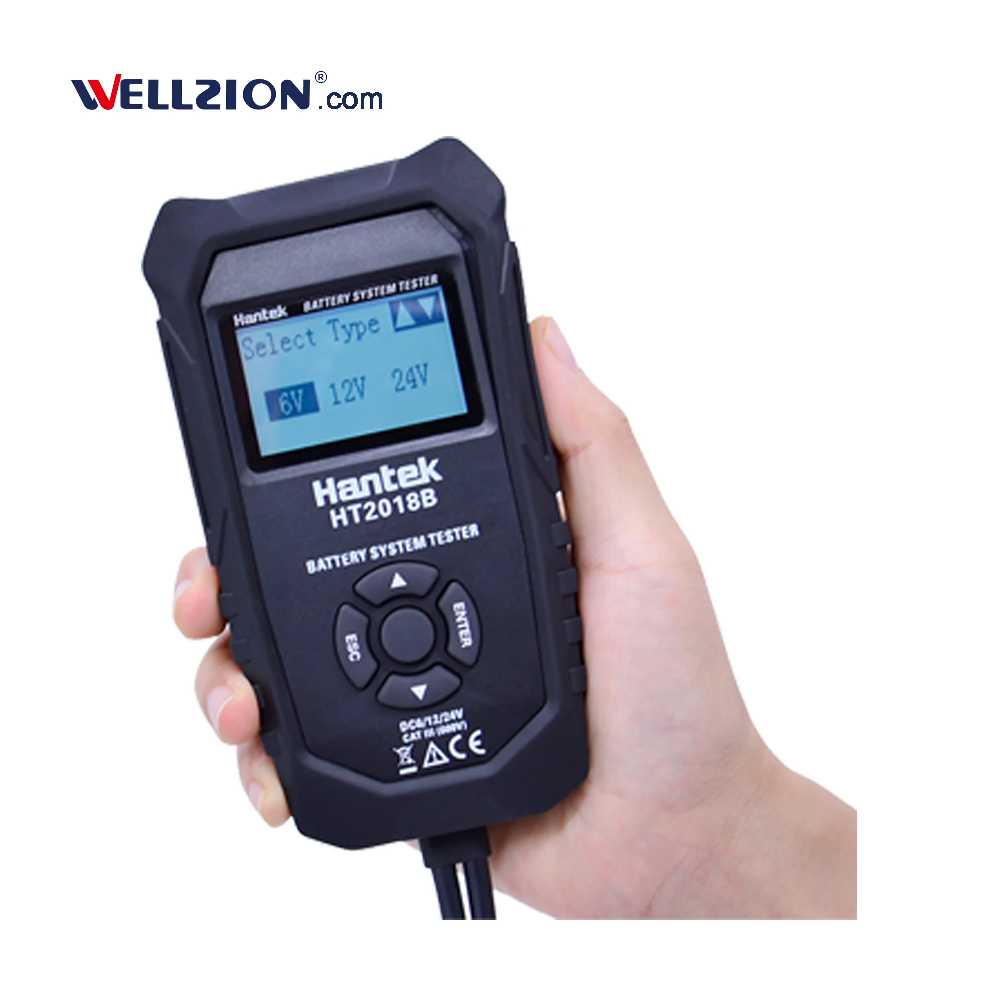 

HT2018B,6V 12V 24V Battery Analyzer Car Battery Tester
