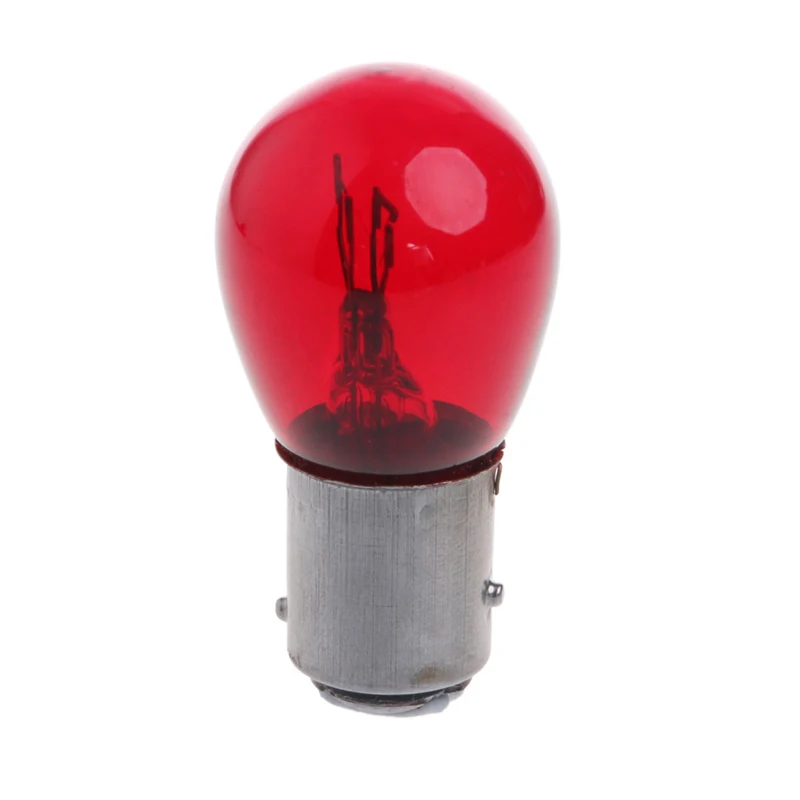 

S25 for Dc 12V 5W Red Glass Bulbs Motorcycle Tail Stop Light Bulb GTWS