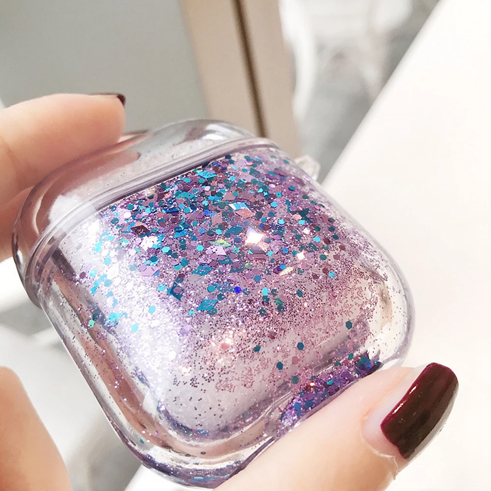 

Liquid Quicksand Case For Airpods Pro 3 2 1 Clear Glitter Wireless Bluetooth Earphone Case For Apple Airpods 2 3 Air pods Covers