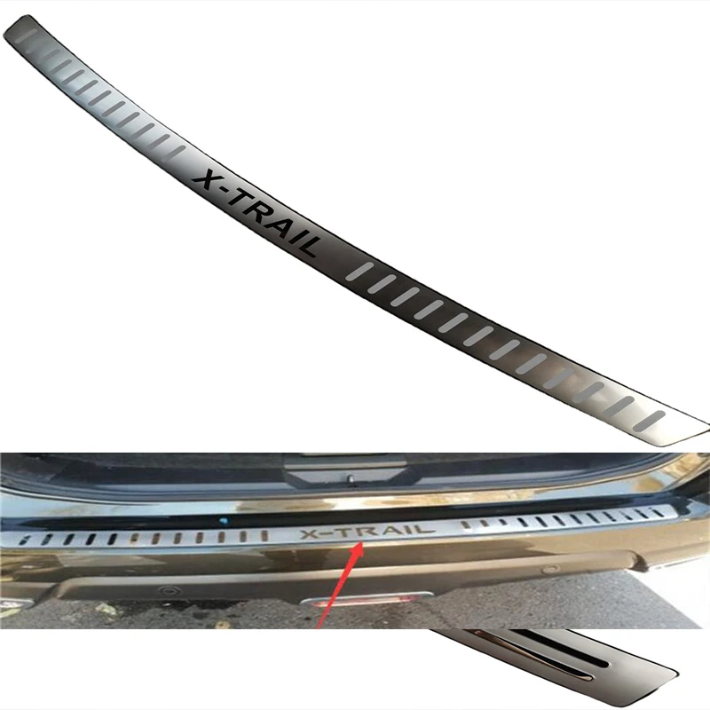 

Car styling For Nissan X-Trail 2014-2019 Car styling Sill Scuff Plates Pads Car Door Protection Pedal Board Accessories Styling