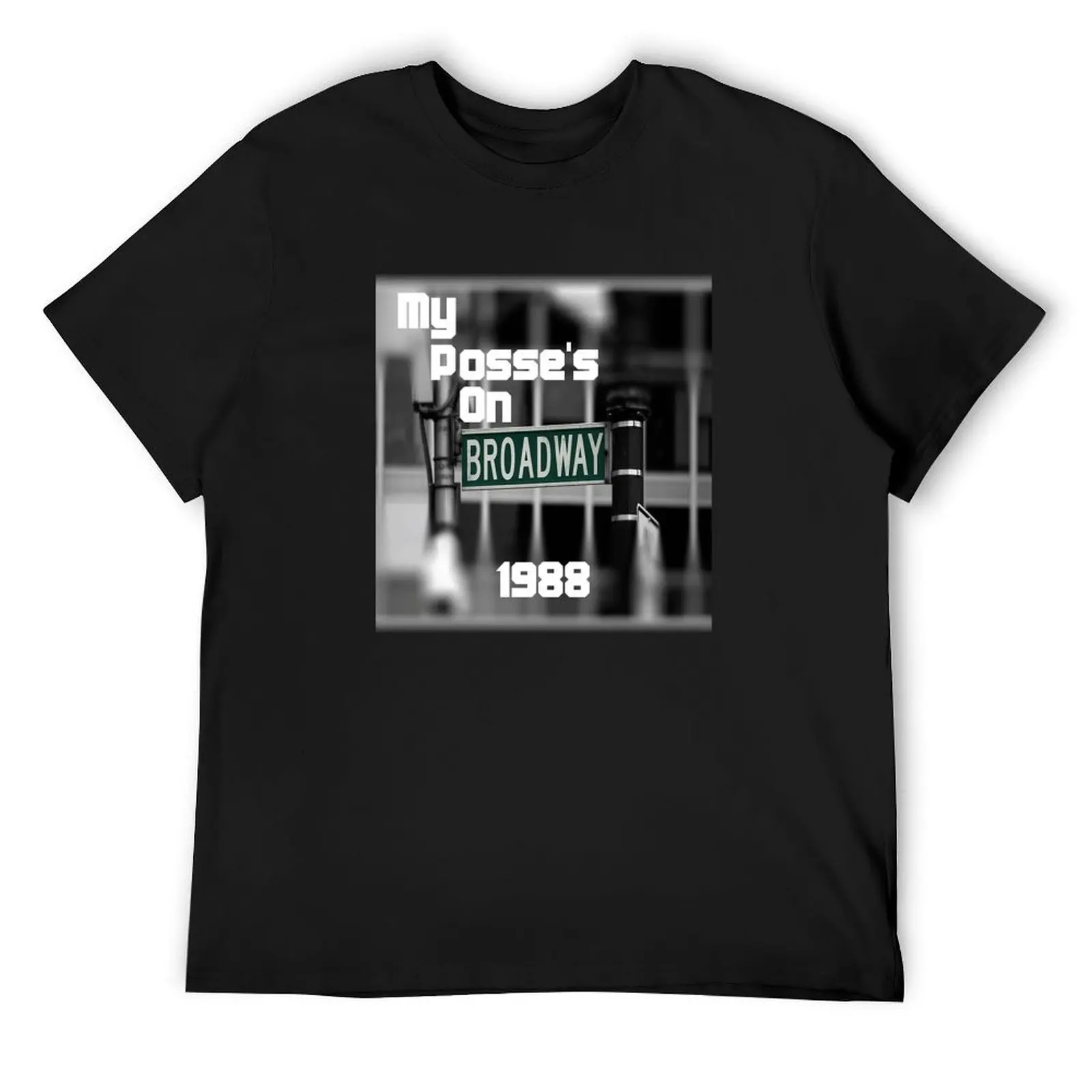 Футболка Broadway Posse Street футболки с аниме рубашка на заказ мужские винтажные